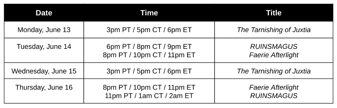 Mastiff - Steam Next Fest Schedule