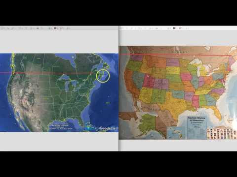 What happened to Maine? | New N. America google map WAY off Hqdefault