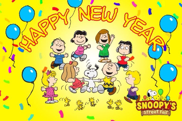 Happy New Year! Thanks for being part of our growth!! Green Leaf Pictures Team :) | Snoopy new year, Snoopy happy new year, Snoopy