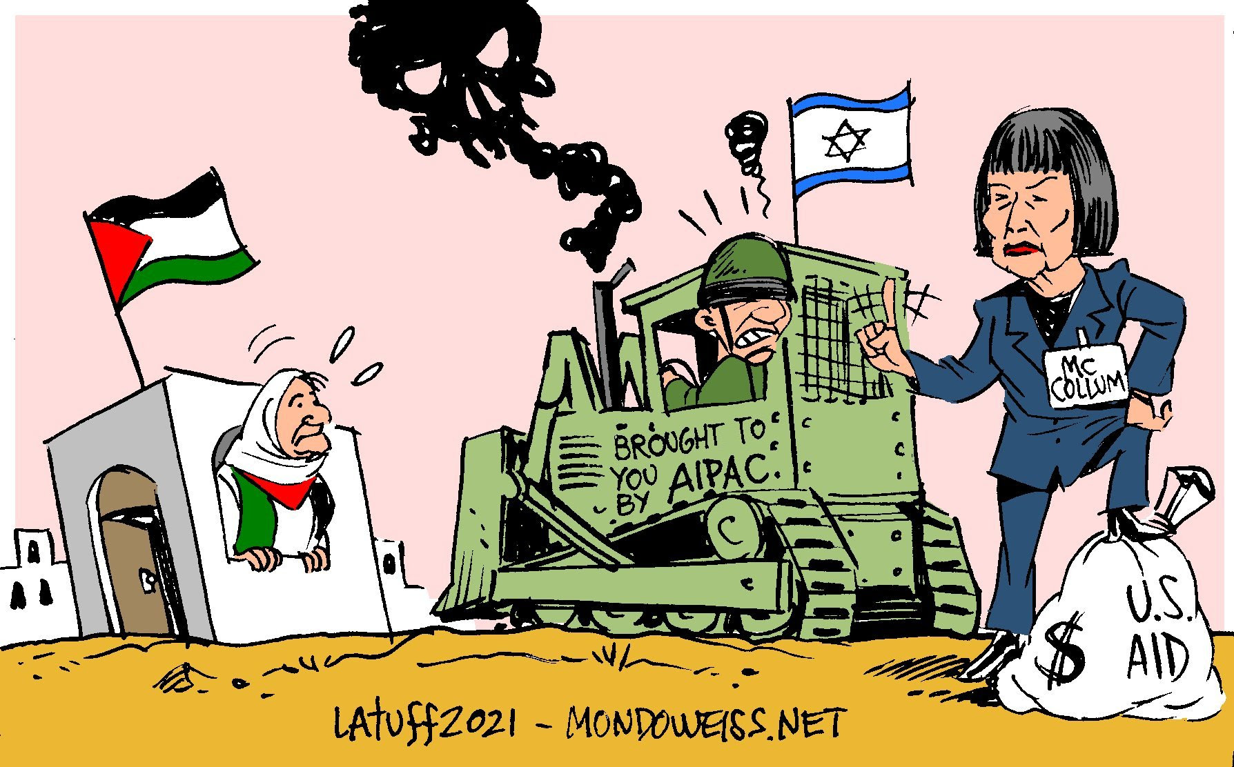 Carlos Latuff on Twitter: "I applaud @BettyMcCollum04 for her courage on releasing this bill, seeking to end US complicity for #Israel human rights violations against Palestinians. https://t.co/UhFZ5twERQ Cartoon @Mondoweiss… https://t.co/ezpiVcHVyG"
