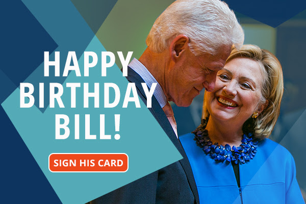 HAPPY BIRTHDAY BILL! SIGN HIS CARD