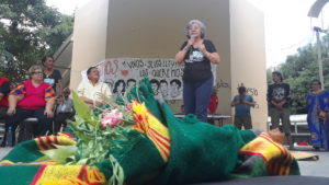 Berta Oliva, fundadora del COFADEH, entidad que impulsó el Día Nacional del Detenido Desaparecido