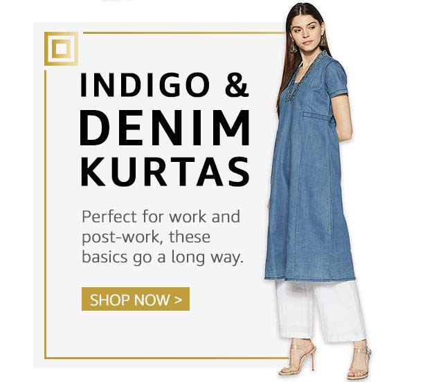 Indigo & Denim Kurtas