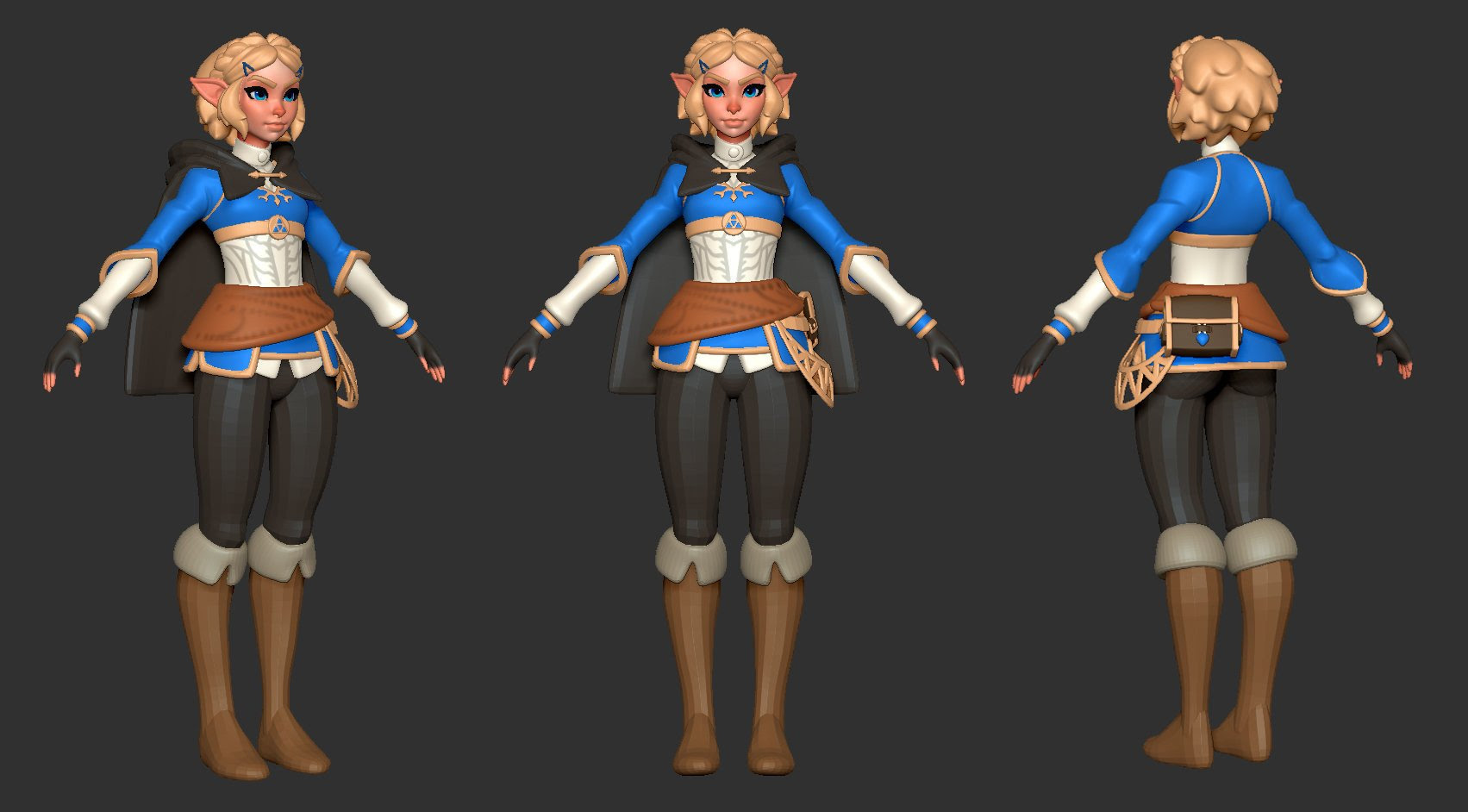 Zelda breath of the wild 2 Fan art - Finished Projects - Blender Artists  Community