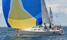 J/109 sailing Lake Ontario