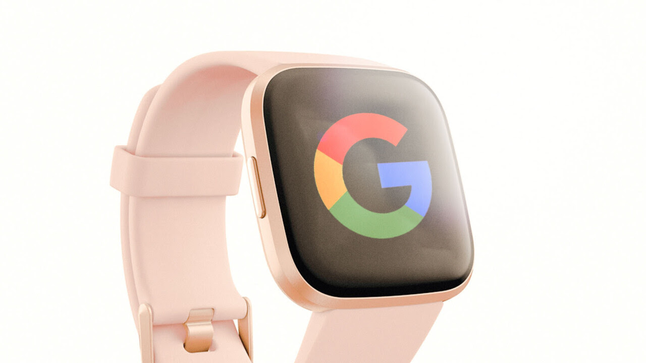 Fitbit with Google Logo