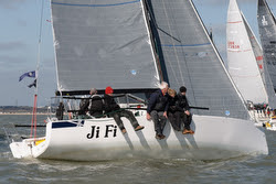 J/88 JiFi sailing Warsash Spring Series