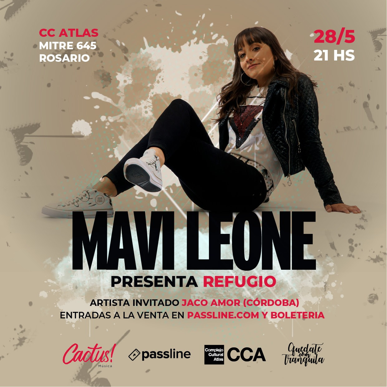 🎤 #SHOW | MAVI LEONE SE PRESENTA EN VIVO EN EL CC ATLAS EL SÁBADO 28/05