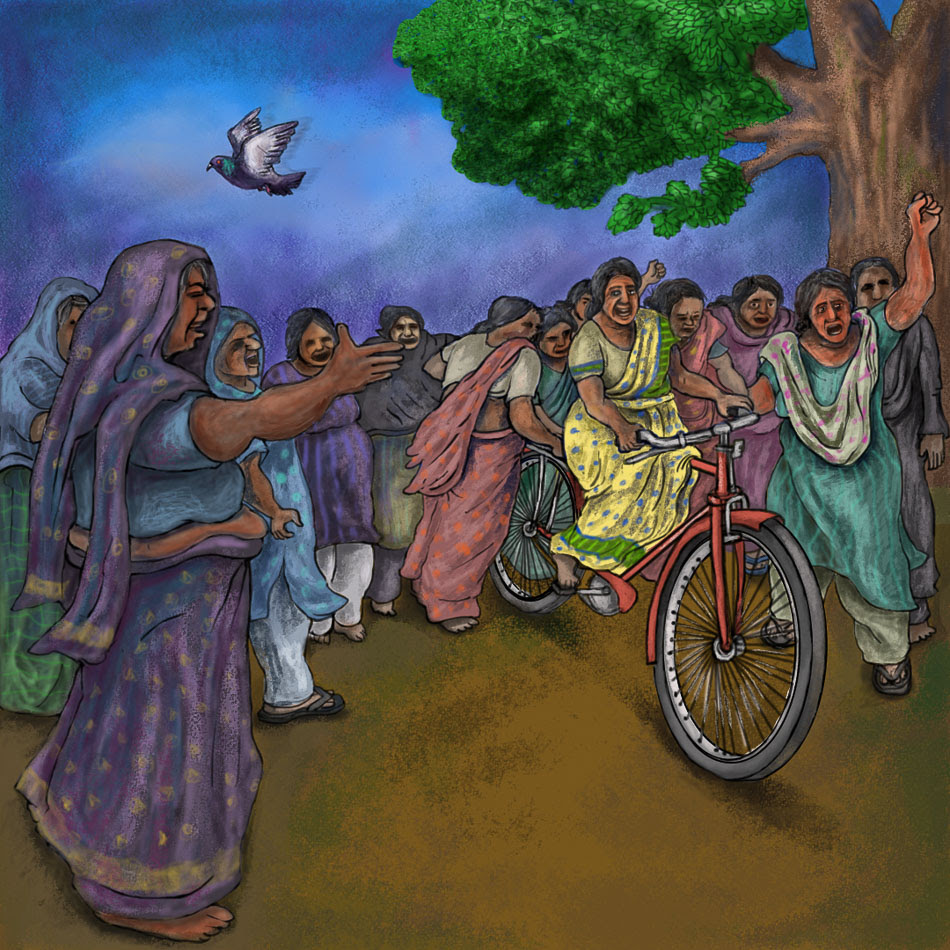 Illustration: Vikas Thakur (India) / Tricontinental: Institute for Social Research