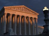 In this Jan. 24, 2019, photo, the Supreme Court is seen at sunset in Washington. The Supreme Court is ruling 5-4 to close the courthouse door on the parents of a Mexican teenager who was shot dead over the border by an American agent. The court&#39;s five conservative justices ruled Tuesday that the parents could not sue Border Patrol Agent Jesus Mesa Jr., who killed their unarmed 15-year-old son in 2010.  (AP Photo/J. Scott Applewhite) **FILE**