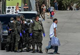 Militares en operativos por coronavirus