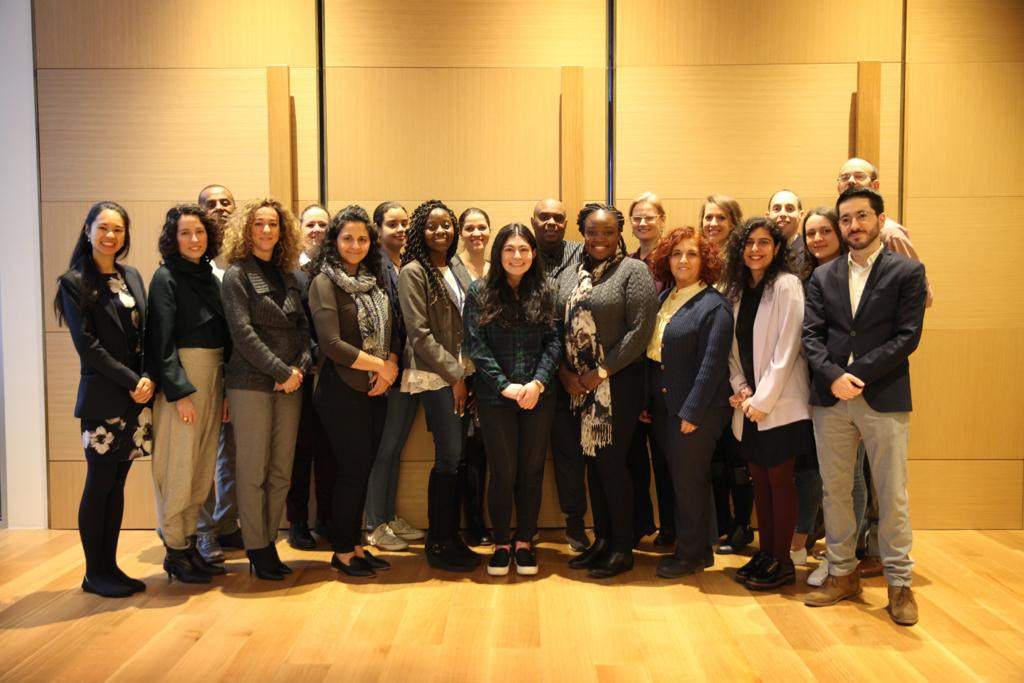 This photo shows the Bahaâi International Communityâs delegation attending the 63rd session of the Commission on the Status of Women, which begins today.