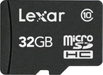 Lexar 32GB Class 10 microSDHC