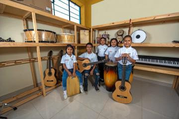 Hortifrut promueve la educación y la cultura en beneficio de cerca de 5.000 niños y jóvenes de comunidades de La Libertad