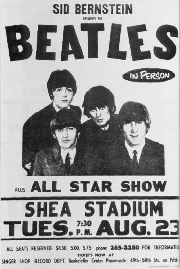 Image result for The Beatles Shea Stadium concert Images