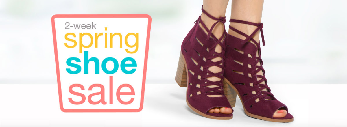 2-Week Spring Shoe Sale