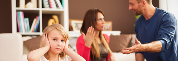 Child not wanting to hear parents fighting anymore
