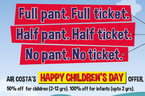 50% OFF On Children (2-12Yrs) & 100% OFF on Infants on Flight Booking
