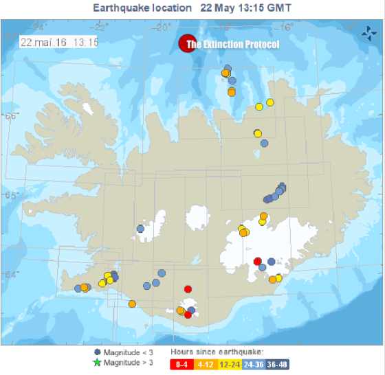 Earthquakes return to Iceland’s Bárðabunga volcano – sudden rise in activity surprises geologists Iceland-seismicity-may-22
