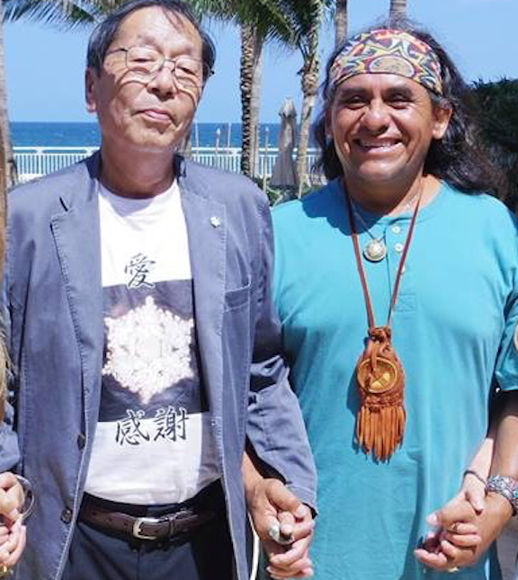 IMAGE: Dr. Emoto and Iron Eagle