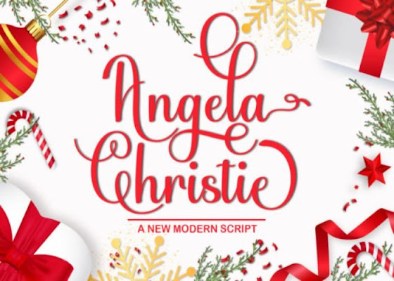 Angela Christie on the Romantic Wedding Fonts Bundle