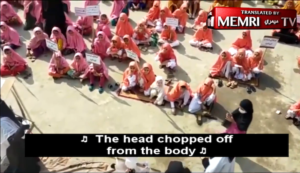 Pakistan: Teacher at Islamic school beheads Macron effigy, ‘This is the punishment of the Prophet’s slanderer’