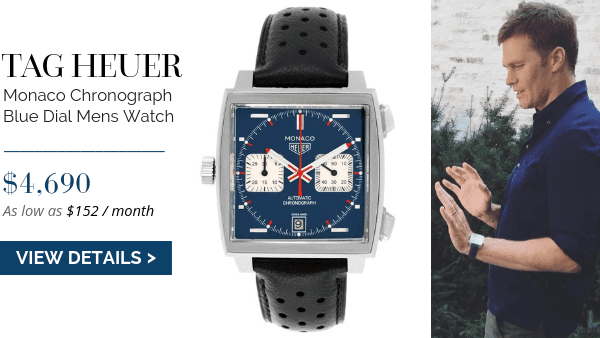 tag heuer tom brady limited edition watch