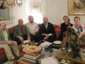 Left to Right - Dr Joseph Ringel, Dr Aly ElSamman, Rabbi Yaakov Nagen, Dr Omer Salem, Rebecca Abrahamson, Bridgitte lSamman, March 2016, Cairo