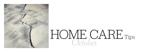 October Home Care Tips