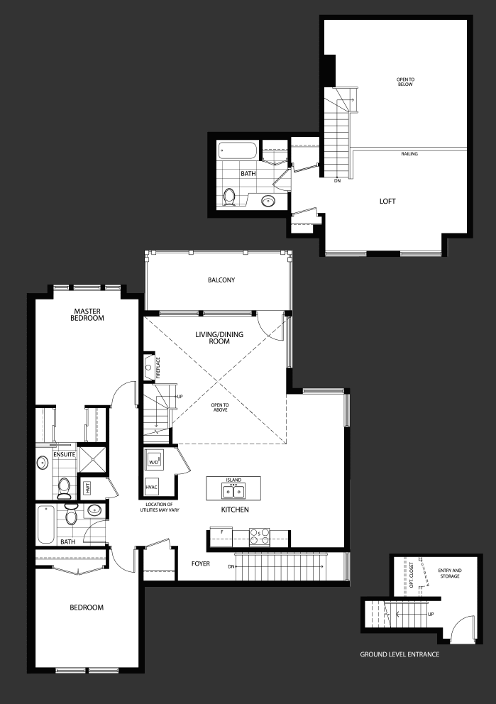 The casson 1,393 sq. Ft. Two bedroom | two bath With optional loft 1,737 sq. Ft.