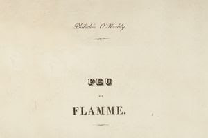 <i>Feu et flamme, </i>de Philothée O'Neddy a été acheté 3.060 €