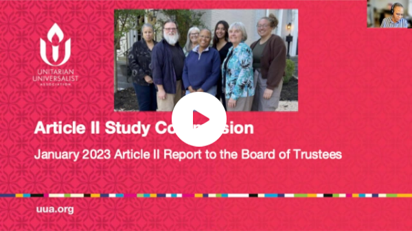 Article II Study Commission Reads Its Proposal Article II Study Commission Reads Its Proposal