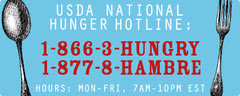 USDA Hunger Hotline