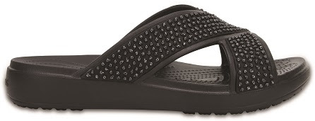 crocs sloane embellished x-strap w