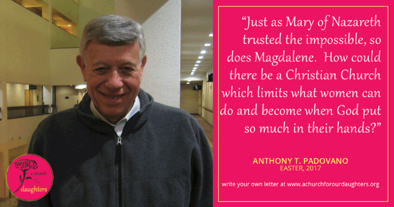 Anthony Padovano: Letter to my daughter