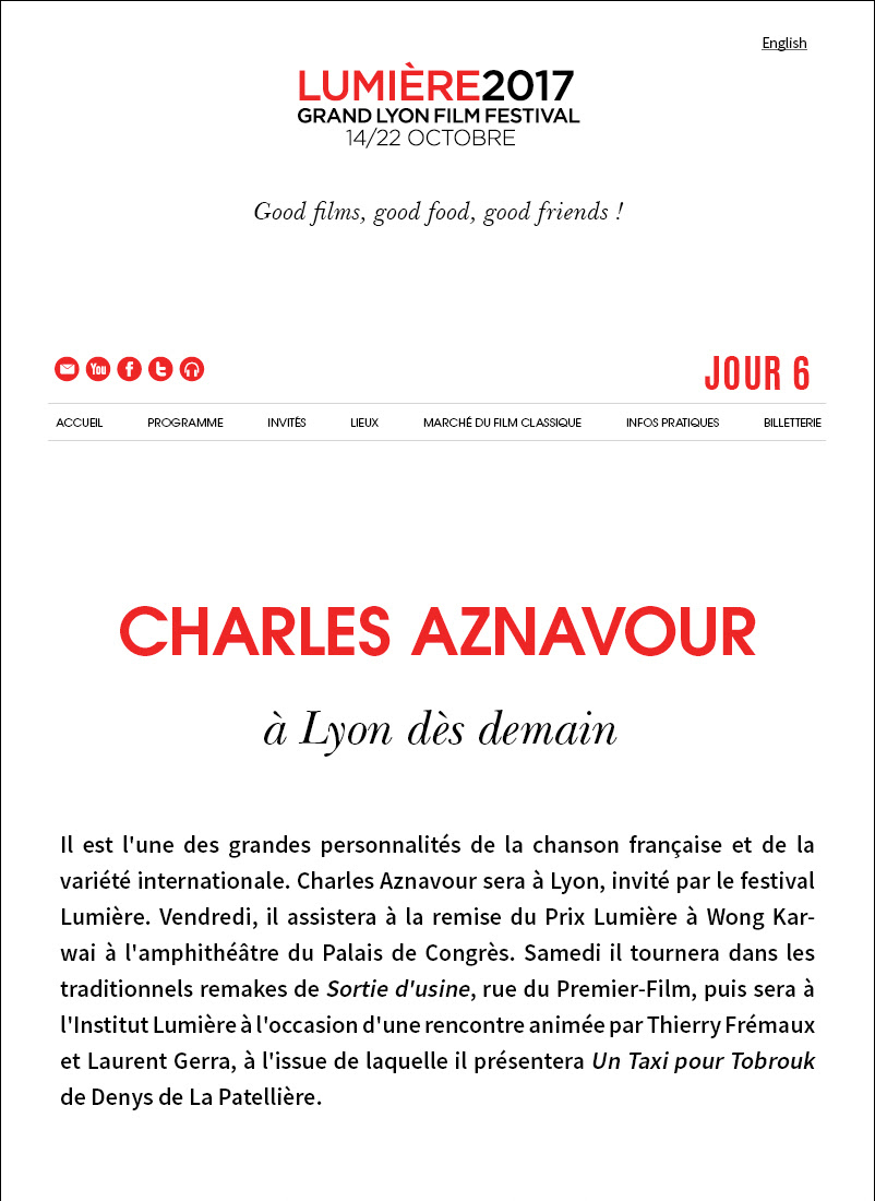 Charles Aznavour à Lyon
