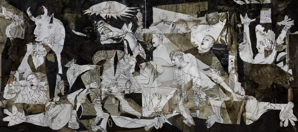 Liu Bolin (China), Guernica, 2016