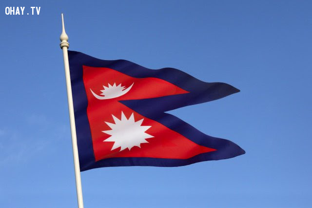 5. Nepal,ý nghĩa quốc kì,lá cờ của các nước,những điều thú vị trong cuộc sống