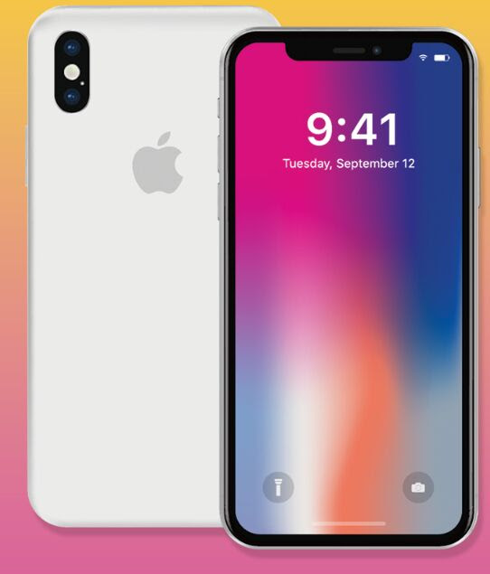 Free iPhone X (Front & Back) Vector Template TitanUI