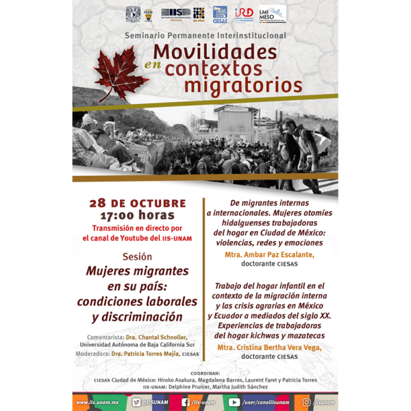 Seminario Permanente
                                          Interinstitucional:
                                          Movilidades en contextos
                                          migratorios