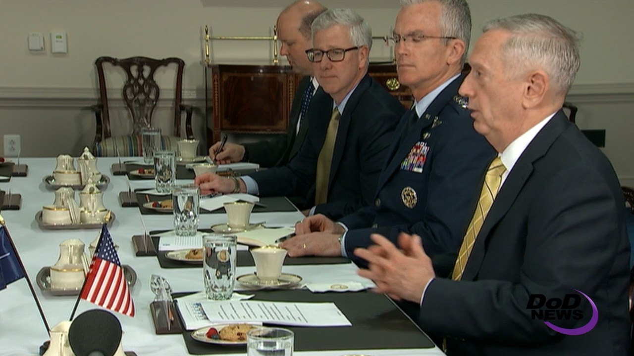 Mattis Meets With NATO Secretary General Mattis Meets With NATO Secretary General