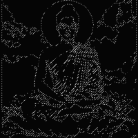 buddha GIF by William Wolfgang Wunderbar