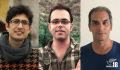 Kavian Fallah-Mohammadi, Amin Afshar-Naderi, and Hadi Asgari foram considerados perigosos para a segurança nacional do Irã (foto Article18)