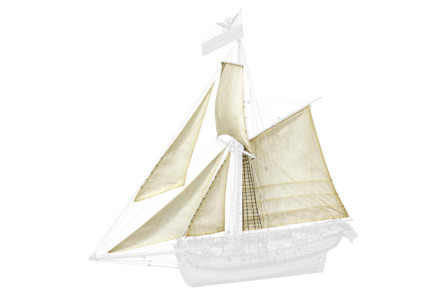 Sails for Tender "Avos"