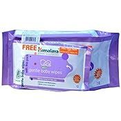 Himalaya Herbals Gentle Baby Wipes 72 Pieces with Free 12 Pieces Wipes