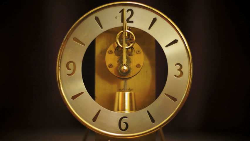 Old Clock Showing 12 Oclock. Stock Footage Video (100% Royalty-free)  3162124 | Shutterstock