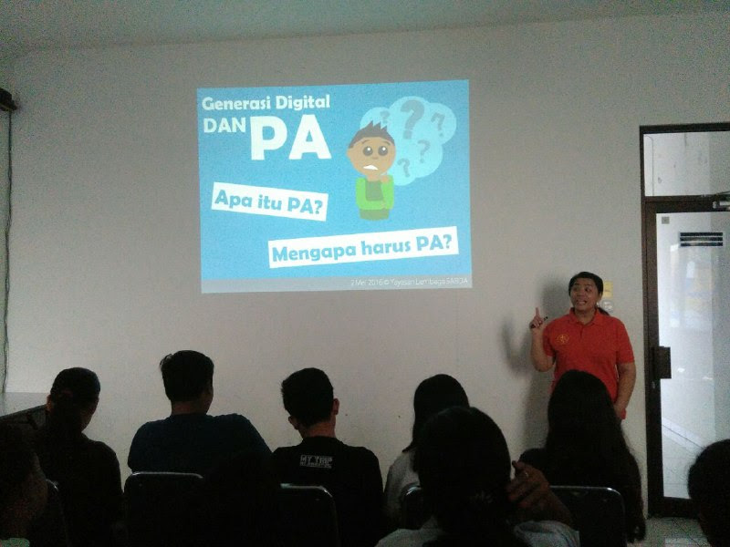 image: Tim #ayo_PA! menjelaskan 'PA dan Generasi Digital'