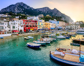 CAPRI, SORRENTO, AND POPMEII BY LAND AND SEA