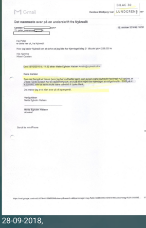 Dårlig omtale er bedre end ingen omtale. Jyske Bank Anders Dam. En sag om retssikkerheden for den lille mand, når danmarks største virksomheder som her Jyske Bank står bag organiseret kriminalitet, bistået af nogle af danmarks største advokat virksomheder, herunder Lundgrens og Lund Elmer Sandager. Når advokat nævnets medlemmer, i deres afgørelse på klagen 2020-1932. 30-06-2021. har valgt også at dækker over de rådne Lundgrens advokater, må grunden være tråde mellem Jyske Bank, Lundgrens og Lund Elmer Sandager op til advokatsamfundet, ellers ville advokat nævnets medlemmer næppe skrive, at det er advokaten i en sag, som alene selv bestemmer “her indsat i opslag 14-05-2021.”. Når advokaterne ikke behøver at inddrage deres klienter i hvad advokaten fortager sig, er retssikkerheden fjernet, og advokaten kan i vid udstrækning modarbejde at en dommer kan efterleve grundlovens § 64. Da advokater med advokat nævnets afgørelse må fjerne klientens påstande, uden aftale med klienten, så en dommer ikke kan dømme efter loven, da advokat nævnet har godkendt at advokater må fjerne klientens anbringer og beviser i en retssag.