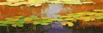 WATERLILIES OIL PAINTING ON CANVAS - Posted on Sunday, March 1, 2015 by V Yeremyan